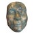 Patinated Bronze-Style Looking Ceramic Face Sculpture by Melinda, Signed 2008 For Sale