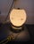 Flush Mount Milk Glass With Gold Starburst Pendant Lights - a Pair For Sale - Image 12 of 12