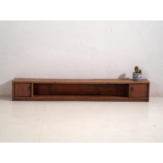 Low Antique Qing Dynasty Pine Gansu Sideboard For Sale - Image 10 of 12