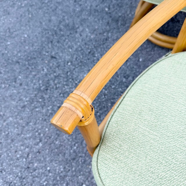 Boho Chic Rattan and Cane Dining Set - 5 Pieces For Sale - Image 12 of 12