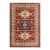 Shabby Chic Tribal Shirwan Red/Beige Wool Rug - 3'7''x5'8'' For Sale