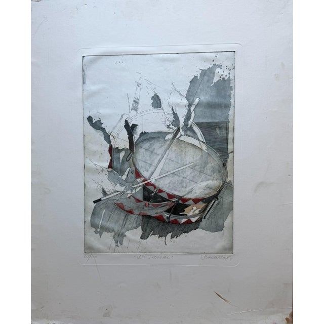 Michael Schreiber, the Drum 1984, Etching For Sale - Image 11 of 13