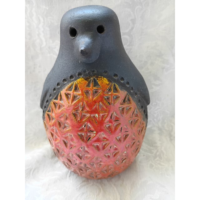1960s West German Carstens Tönnieshof Ceramic Penguin Lantern For Sale - Image 9 of 10