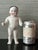 Step back into the elegance of early 19th-century Europe with this rare German Biedermeier porcelain bathing doll, dating...