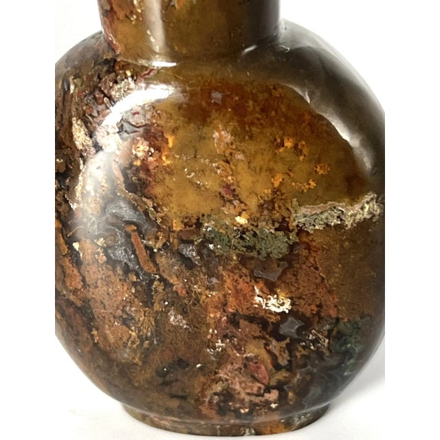 Vintage Multi Color Brecciated Jasper Snuff Bottle For Sale - Image 9 of 11