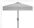 Contemporary Milan 7.5 Square Umbrella - Gray For Sale - Image 3 of 4