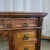 Antique English Oak Leather Top Pedestal Desk With Acanthus Leaf Carvings For Sale In Atlanta - Image 6 of 11