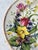 Beautiful bright Floral ceramic Platter by Lilly Creek. The worlds “Flowers feed the soul” are in the center. Measures...
