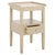Beige Araminta 1 Drawer Accent Table in Sand For Sale - Image 8 of 10