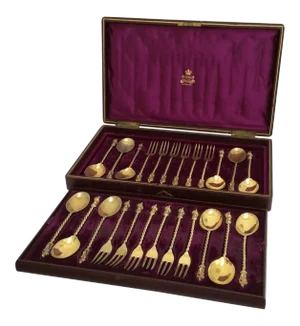 Elkington Gold Plated Apostles - Set of 12