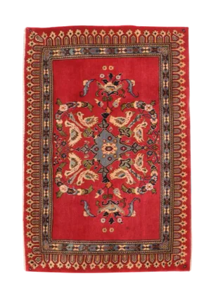 1930s Persian Kashan Rug-2′2″ × 3′2″