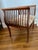 Mid 20th Century Mid 20th Century Curved Slated Side Upholstered Seat/Bench For Sale - Image 5 of 12