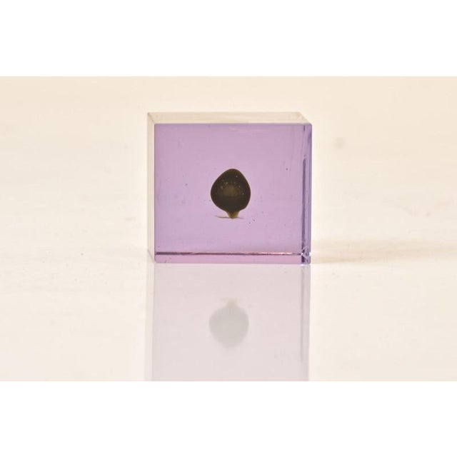 Alexandrite Glass Paperweight by Flavio Poli for Seguso Vetri d'Arte, Italy, 1958 For Sale - Image 6 of 6