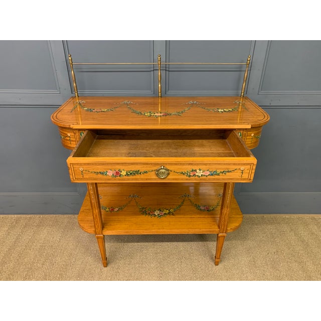 Painted Satinwood Side Table, 1910 For Sale - Image 4 of 18