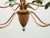 Mid 20th Century Mid-Century Modern Painted Tôle 10-Arm Palm Tree Light Fixture with Green Leaves For Sale In Atlanta - Image 6 of 10
