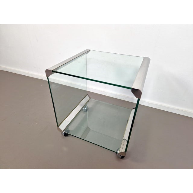 Side Table Trolley by Pierangelo Gallotti for Gallotti & Radice, 1980s For Sale - Image 6 of 12