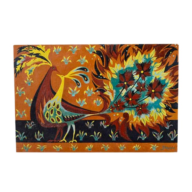 Silkscreen by Claude Bleynie, 1960s For Sale