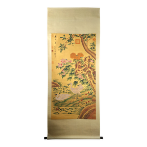 Chinese Huaniao Scroll