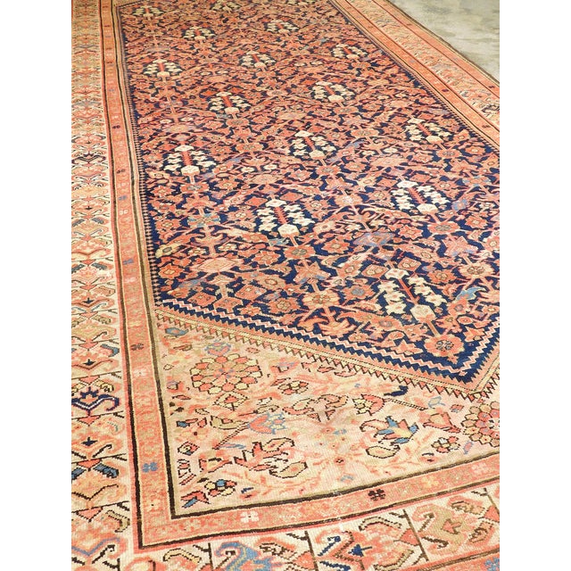 1930s Antique Hand Knotted Persian Gallery/ Runner Rug by Nasser Luxury Rugs. For Sale - Image 5 of 15