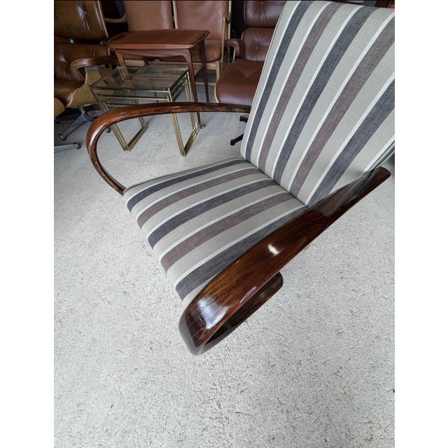 Bentwood Lounge Chair by Jindrich Halabala For Sale - Image 11 of 18