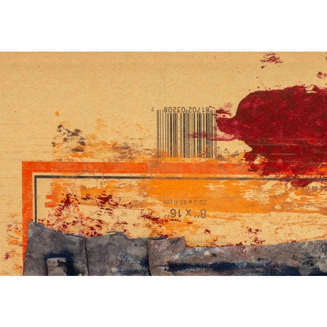 Late 20th Century Joy Floyd "Red" Collage, 2002 For Sale - Image 5 of 12