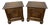 Vintage French Carved Nightstands, Set of 2 For Sale