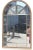 Spanish 1920s Neoclassical Venetian Arched Windowpane Mirror For Sale - Image 3 of 8