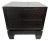 Furniturologie Brooklyn Ebony Oak Wood Nightstand For Sale