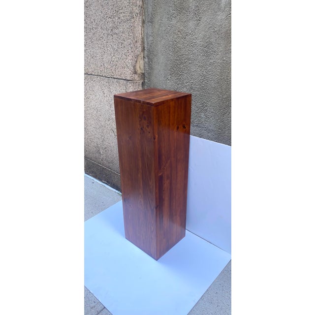 Mid-Century Modern Pedestal Column Stand, Midcentury Modern, Circa Mid-20th Century For Sale - Image 3 of 11