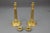 Antique French Brass Candlesticks with Floral Motifs, 1920s, Set of 2 For Sale - Image 11 of 18
