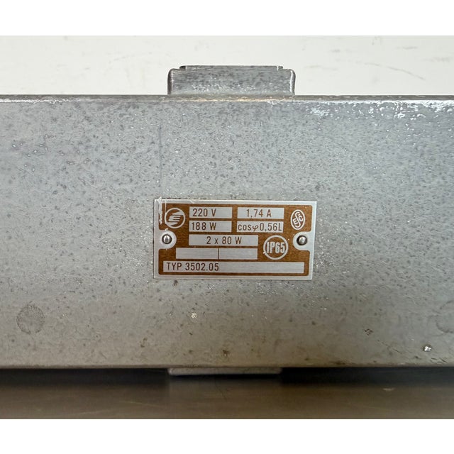 Industrial Grey Tube Light from Elektrosvit, 1970s For Sale - Image 16 of 18