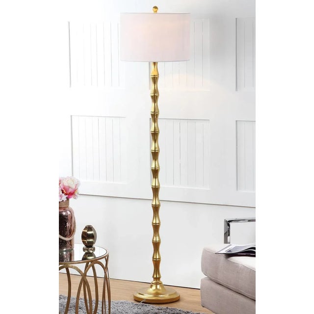 Modern Gold Floor Lamp | Chairish