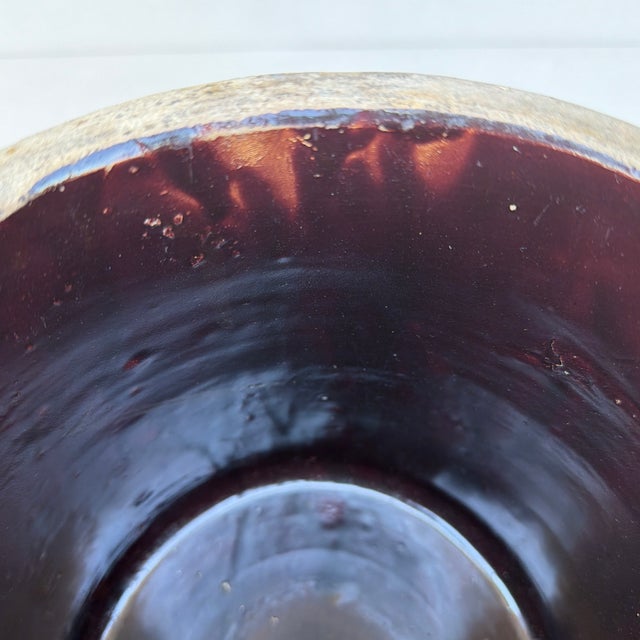 A Antique Albany Glazed Crock, Circa 1900 For Sale - Image 10 of 11