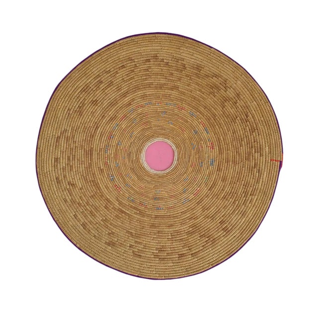 1990s Nigerian Hassau Basket Cover For Sale