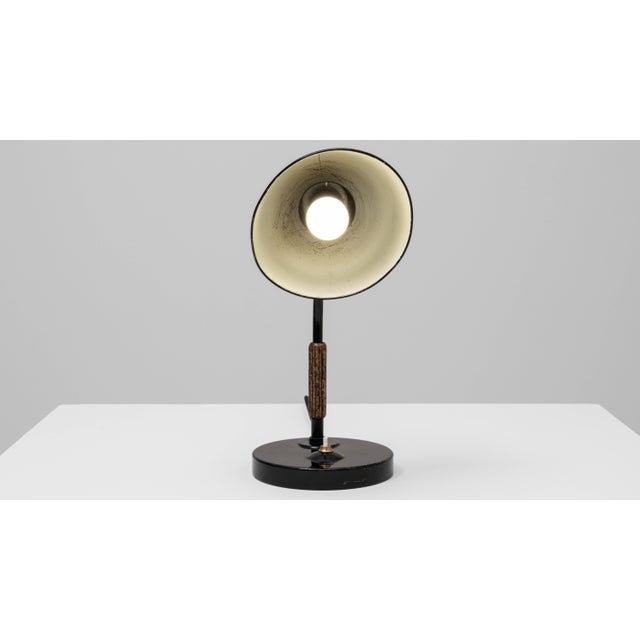 1930s German Model L99 Metal Table Lamp By Siemens For Sale - Image 11 of 18