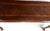 Late 20th Century Queen Anne Style Carved Shell Inlaid Banded Mahogany Console Sofa Table With Pad Feet For Sale - Image 12 of 18