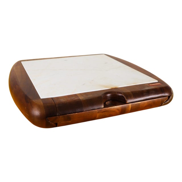 Vintage Cutting Board with Knives from Alexander Collection, 1980s, Set of 5 For Sale