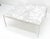 Solid Stainless Steel Marble Top 42x42 Square Mid Century Modern Coffee Table For Sale - Image 11 of 15