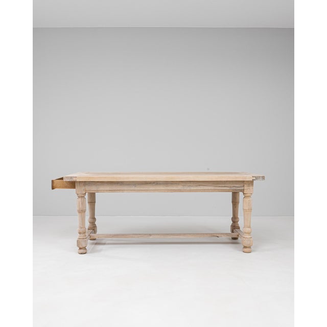20th Century French Oak Dining Table For Sale - Image 16 of 18