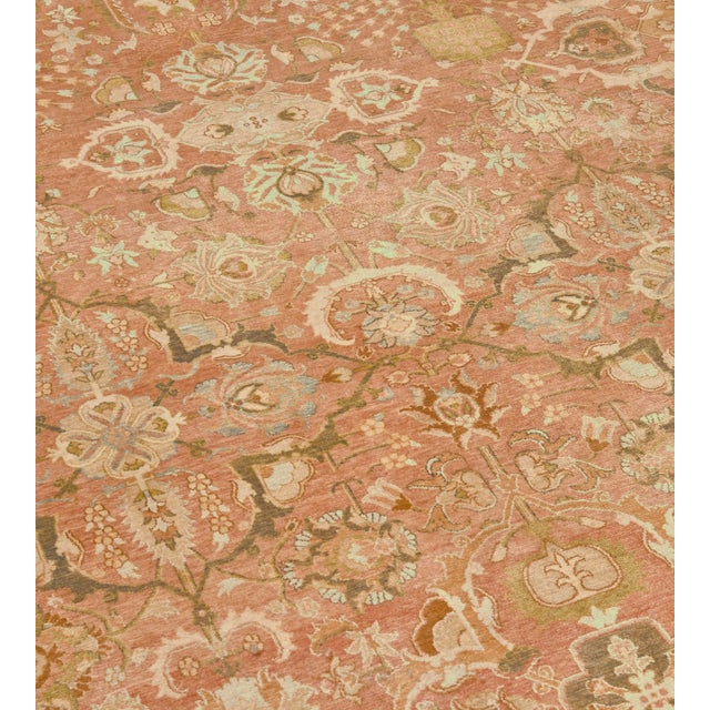 Mansour Tabriz Rug - 8' X 10' For Sale In Los Angeles - Image 6 of 12