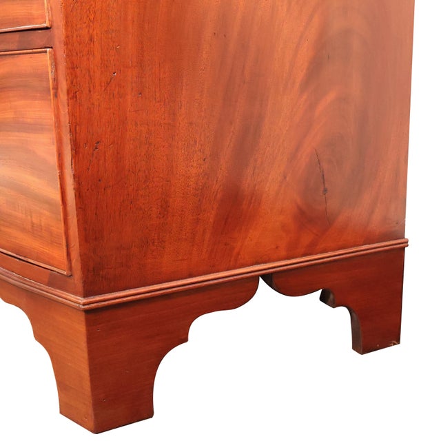 Georgian Mahogany Chest of Five Drawers, Circa 1820s For Sale - Image 9 of 10
