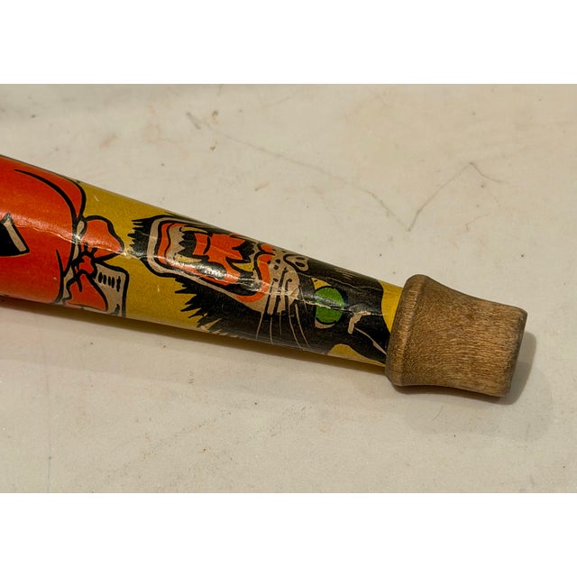 Orange Vintage 1930s Halloween Noisemakers and Decor For Sale - Image 8 of 17