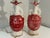 Ceramic Vintage French Hand Painted Floral Table Lamps - A Pair For Sale - Image 7 of 12