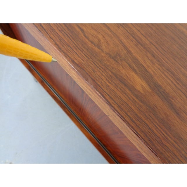 Small Rosewood Office Sideboard with Sliding Doors, Germany, 1960s For Sale - Image 14 of 17