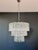 1990s Large Three-Tier Murano Glass Tube Pendant Light from Venini, 1990s For Sale - Image 5 of 16