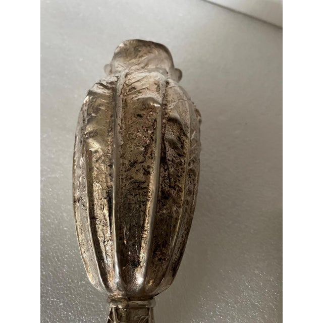 Metal Silvered Bronze Vases from Christofle, 1960s, Set of 3 For Sale - Image 7 of 14