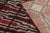 Textile Vintage Swedish Rya Rug, Red & Black Scandinavian Geometric Shapes - Rug & Kilim For Sale - Image 7 of 7