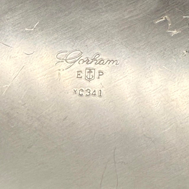 Gorham Rare MCM Gorham Silver Plate Ice Bucket For Sale - Image 4 of 12