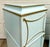 Robin's Egg Blue Pair of Antique Neoclassical Pedestal Cabinets in Robin’s Egg Blue With Gilt Trim, Refinished For Sale - Image 8 of 17