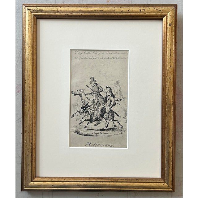 Illustration Set of 6 Framed Alphabet Prints Related to Sport and Hunting by Henry Heath Circa 1840 For Sale - Image 3 of 11